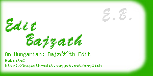 edit bajzath business card